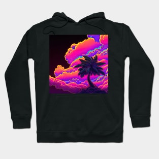 Palm Tree in the Clouds Hoodie